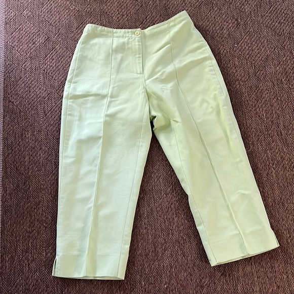 Lizsport Liz Claiborne Michaela Linen Blend Capris Pants Size 6 - Picture 1 of 8